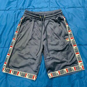 FILA Athletic Shorts - Navy with Signature Logo Tape